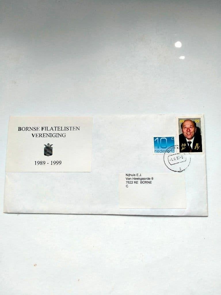 Speciale envelop Bornse Filatelisten Vereniging 1989 - 1999, Verzenden, Envelop