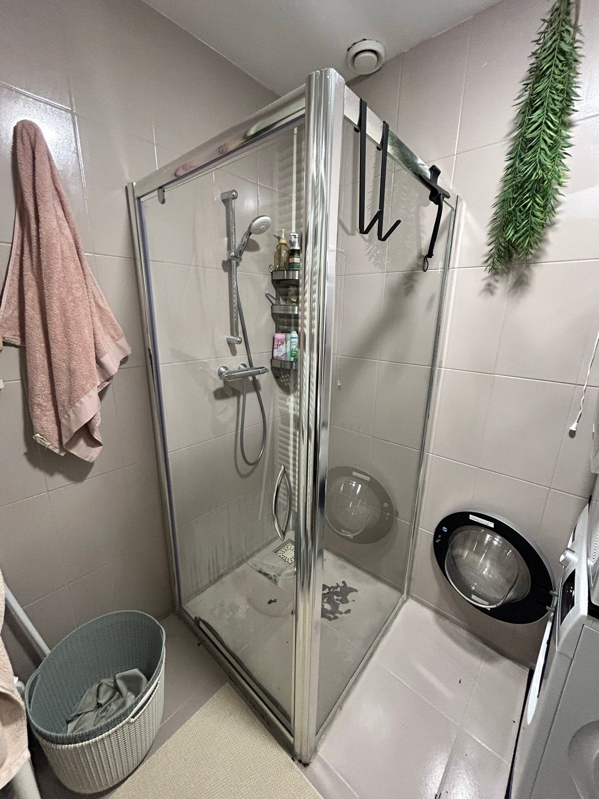 Douchecabine 90x90 cm - Aannemelijk bod, Ophalen, Gebruikt, Glas, Douche