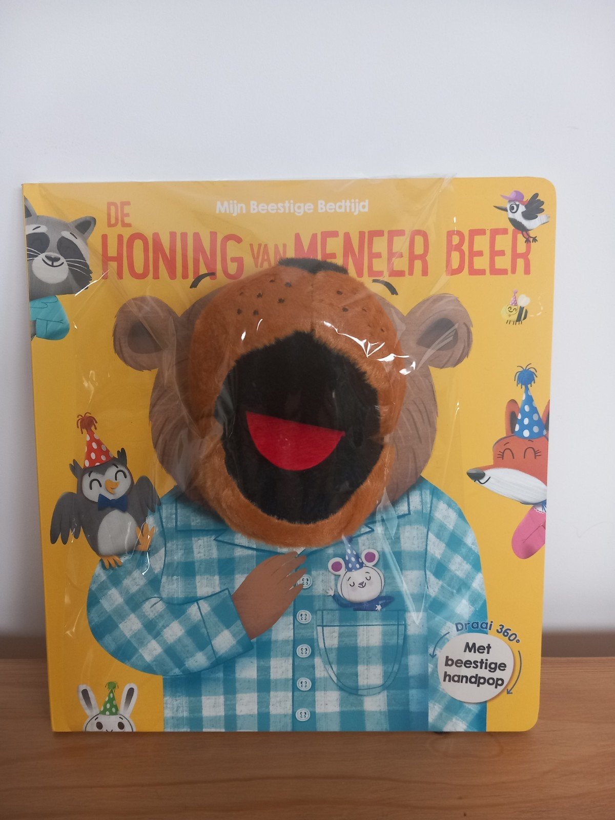 De Honing van Meneer Beer - Voorleesboek met Handpop, Boeken, Onbekend, Fictie algemeen, Jongen of Meisje, Nieuw
