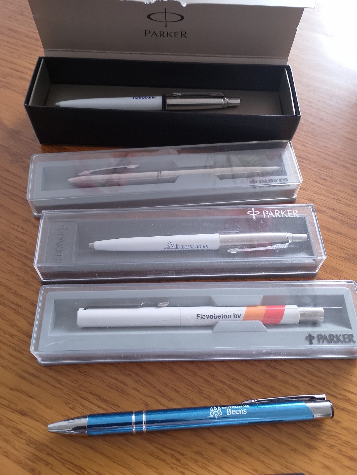 Parker Pennenset - Balpennen met doosje Alleen ophalen, Verzamelen, Pennenverzamelingen, Ophalen, Pennenset, Gebruikt, Parker