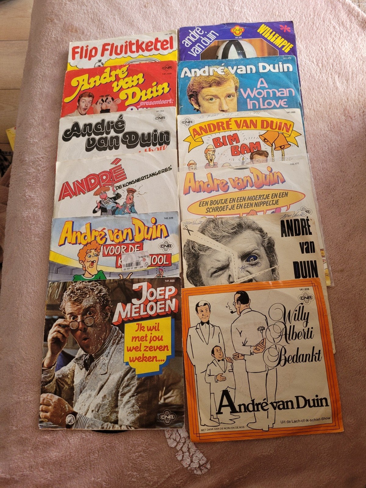 André van Duin Singles Collectie - 12  Vinyl Single, Cd's en Dvd's, Vinyl Singles, Gebruikt, 7 inch, Single, Ophalen of Verzenden