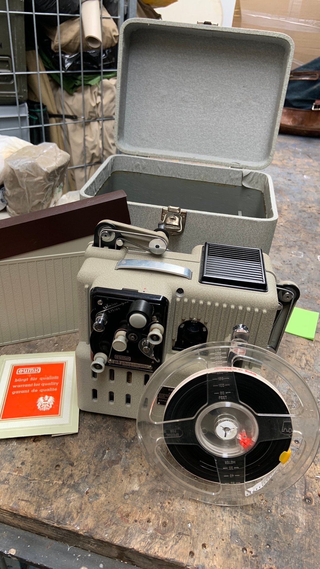 Eumig P8 Phonomatic super8 filmapparaat, Ophalen of Verzenden, Zo goed als nieuw