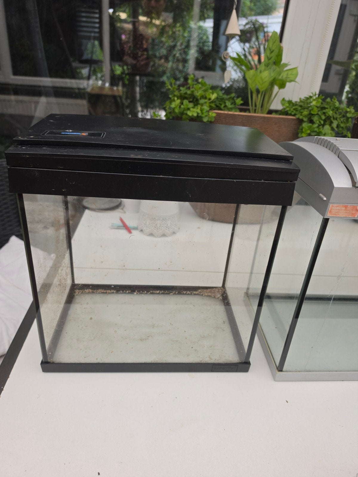 Gratis aquariums op te halen, Ophalen, Gebruikt