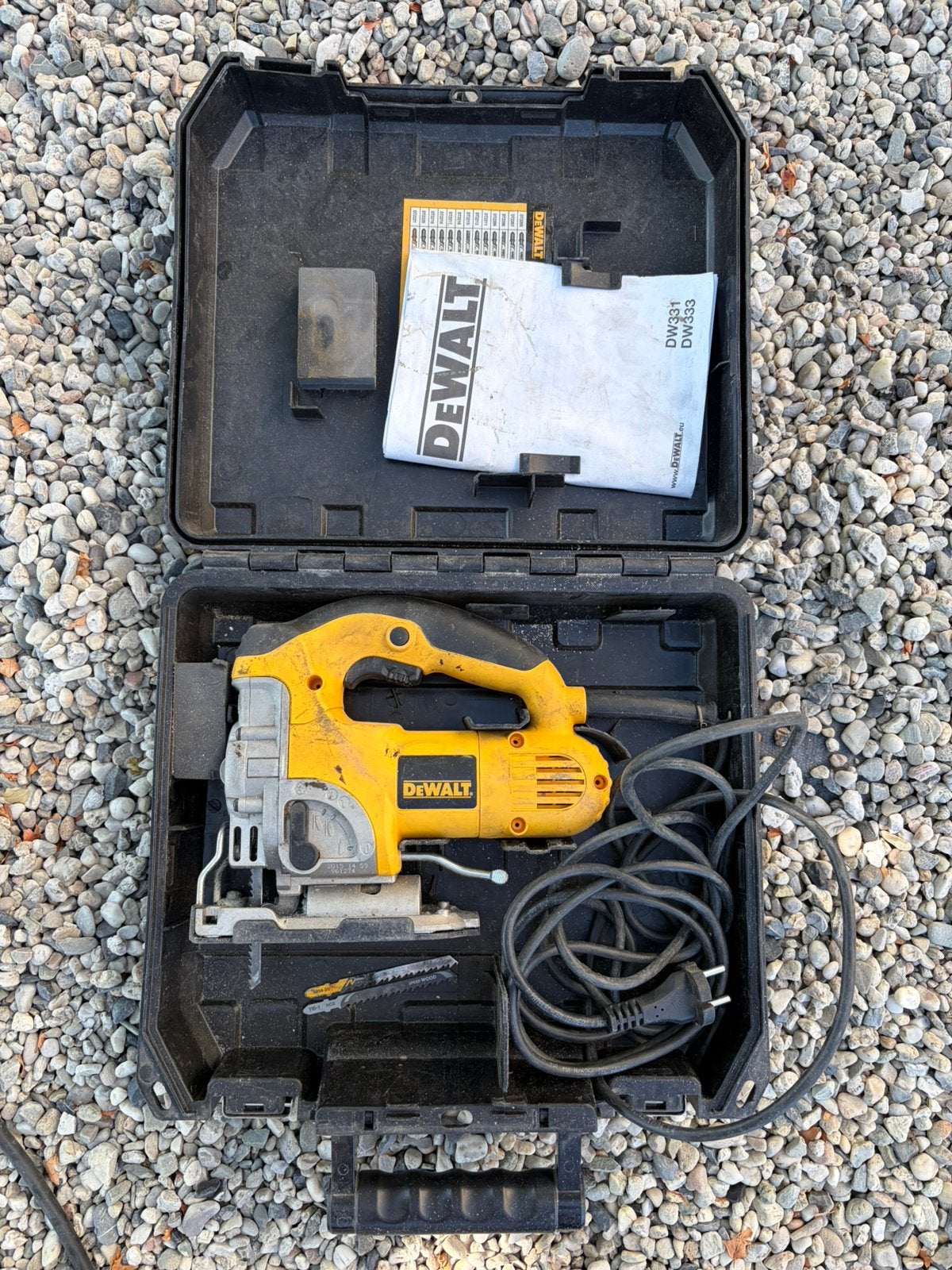 DeWALT DW331K Decoupeerzaag, Ophalen, Decoupeerzaag, Zo goed als nieuw, 30 tot 70 mm