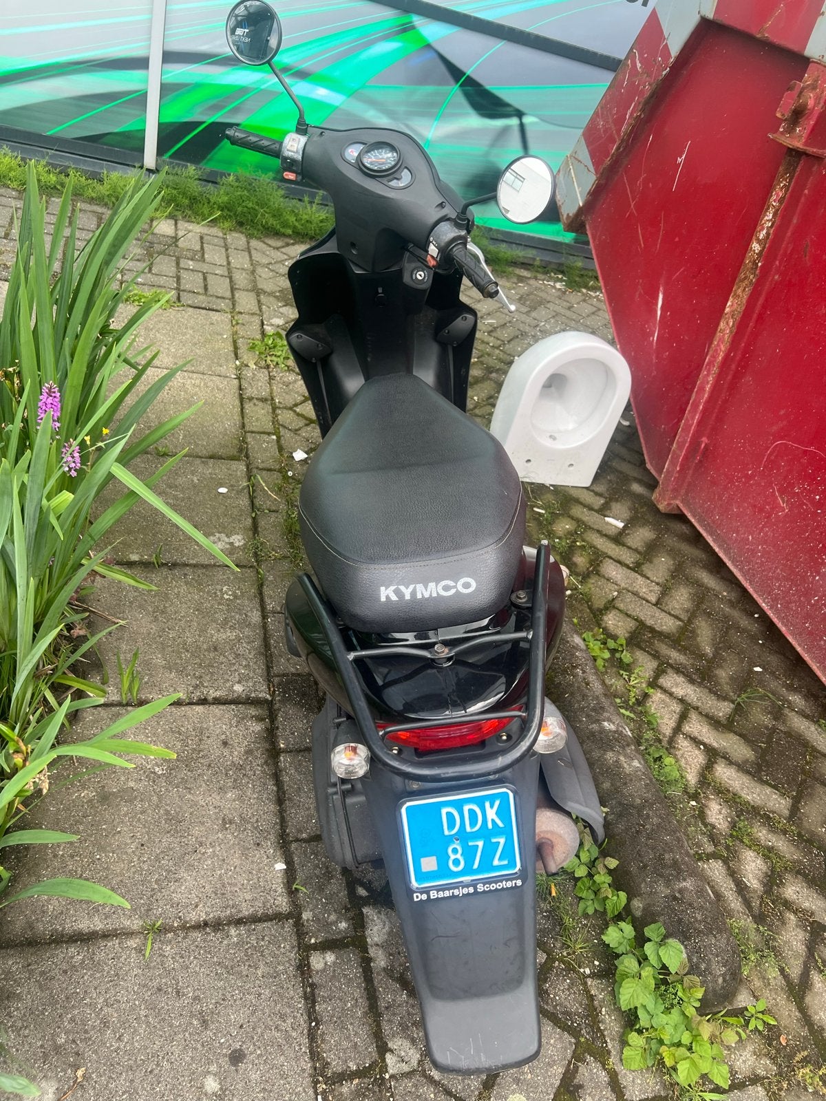Kymco Agility 50cc 2017 - Zwart, Fietsen en Brommers, Ophalen, Gebruikt, Maximaal 45 km/u, 50 cc