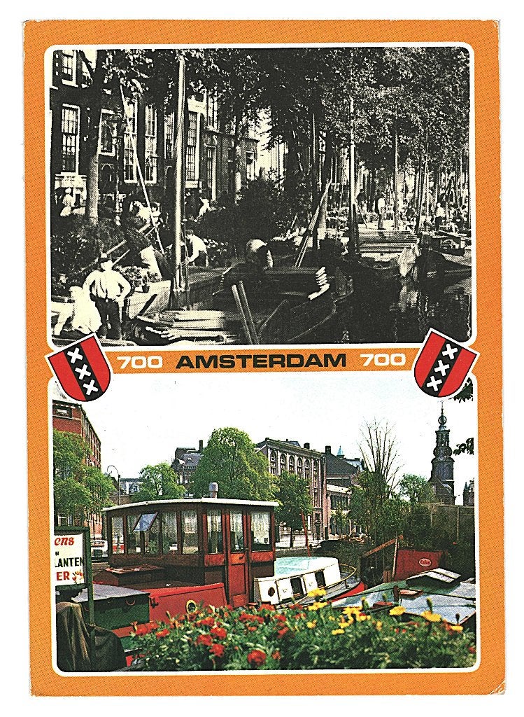 38556	Amsterdam	1975	 met mooie zegel 	 Amsterdam 700 jaar