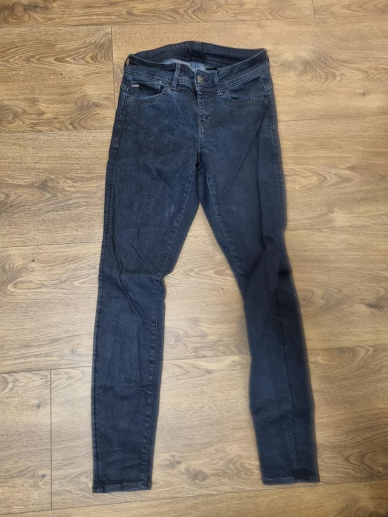 G-Star RAW Spijkerbroek Lynn D-Mid Super Skinny W30 L32, Blauw, Ophalen of Verzenden, Zo goed als nieuw, W30 - W32 (confectie 38/40)
