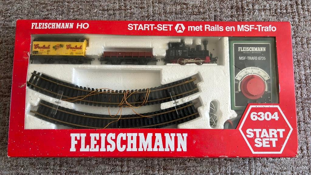 Fleischmann treinset 6304 startset H0, Hobby en Vrije tijd, Ophalen, Treinset, Gelijkstroom, Fleischmann