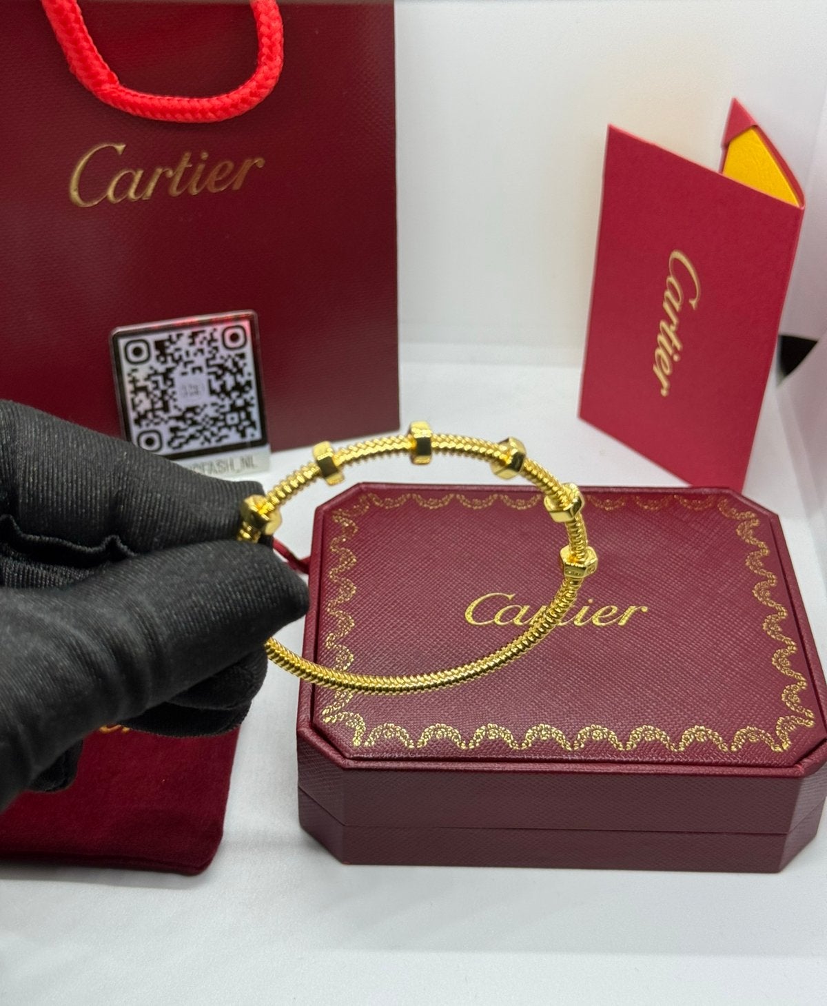 CARTIER ECROU - ARMBAND, Ophalen of Verzenden, Nieuw, Goud