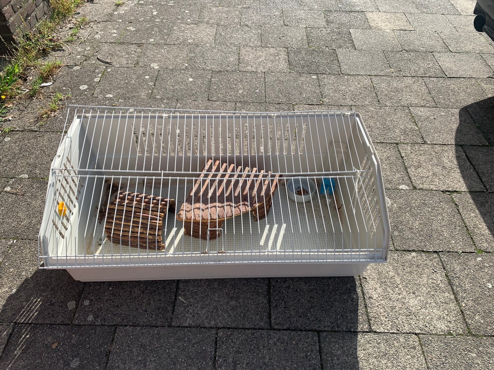 Gratis op te halen: Caviahok met toebehoren, Ophalen, Zo goed als nieuw, Hok, Minder dan 60 cm