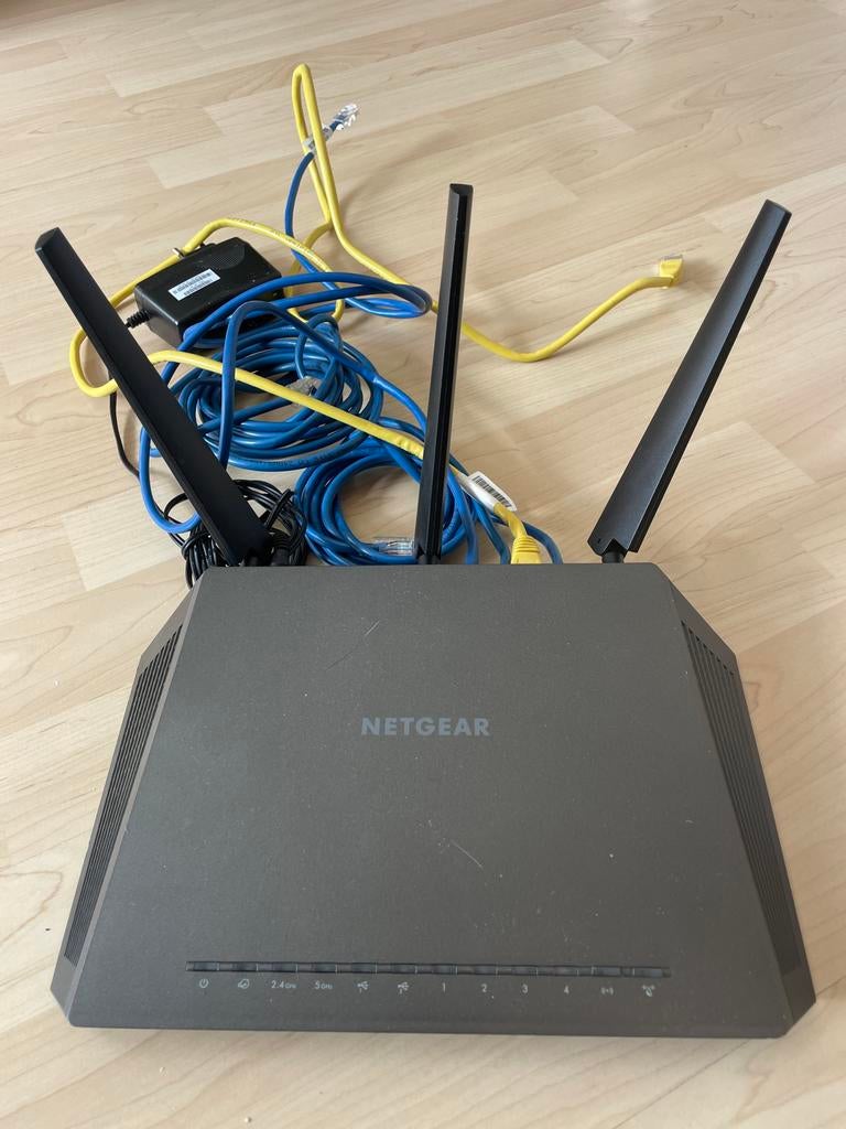 NETGEAR Nighthawk AC1900 Smart WiFi Router R7000, Computers en Software, Routers en Modems, Ophalen, Gebruikt, Router