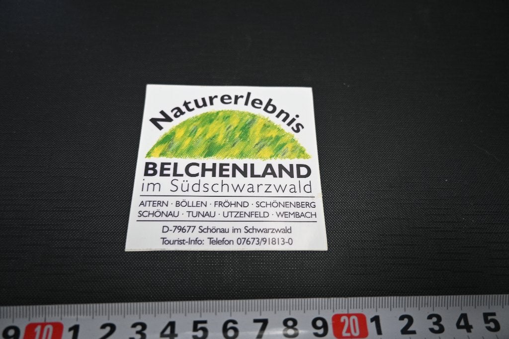 sticker duitsland naturerlebnes belchenland schwarzwald, Ophalen of Verzenden, Zo goed als nieuw