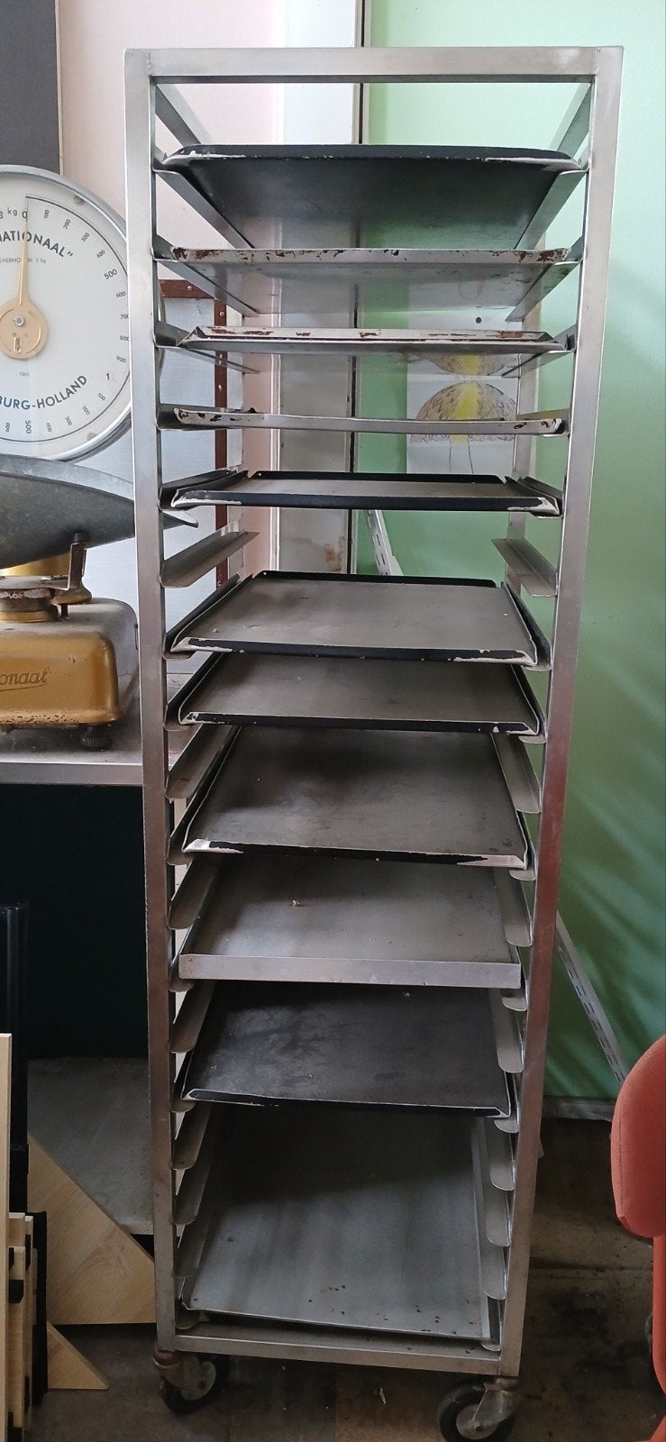 regaalwagen bakker horeca, Ophalen of Verzenden