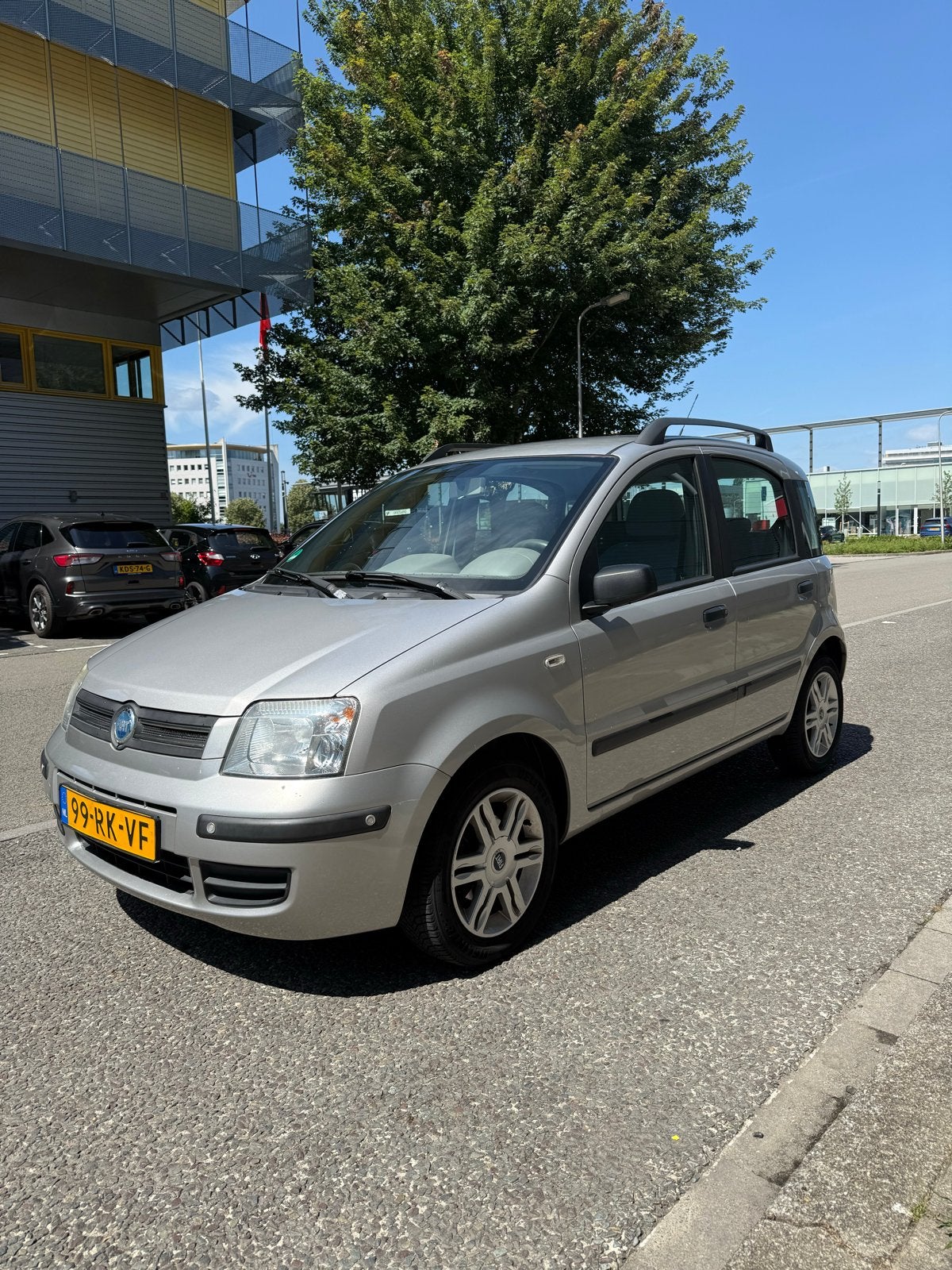 Fiat Panda 1.2 2005 Grijs 4 cilinder, Voorwielaandrijving, Stof, Origineel Nederlands, Handgeschakeld
