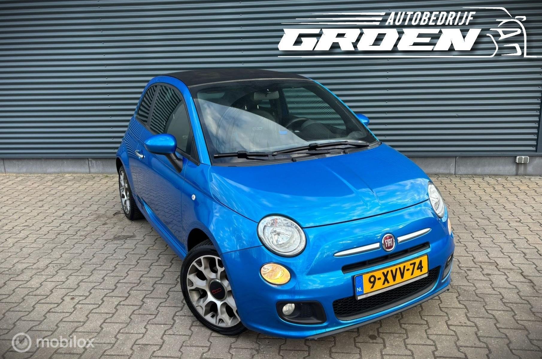 Fiat 500 0.9 Cabrio TwinAir Turbo Lounge, Gebruikt, Bedrijf, Handgeschakeld, 26 km/l