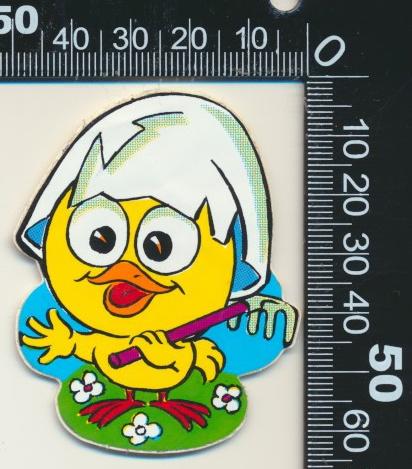 Sticker: Calimero (5), Verzamelen, Ophalen of Verzenden, Zo goed als nieuw, Strip of Tekenfilm
