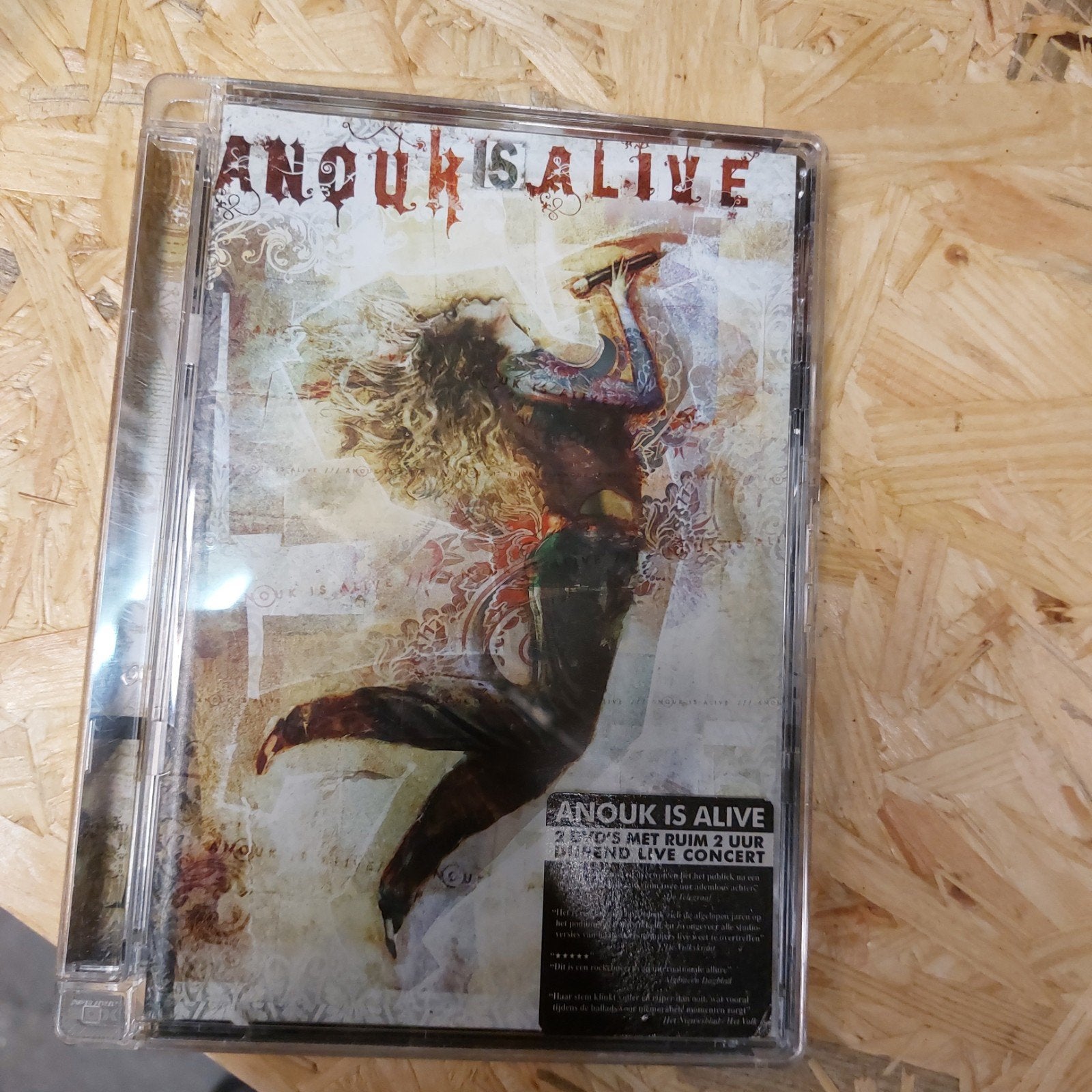 Anouk Is Alive - Live Concert DVD (2 DVD's), Gebruikt, Alle leeftijden, Concert, Inclusief doosje