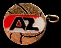 AZ broche- gelakt, Verzenden, Nieuw, Sport, Speldje of Pin