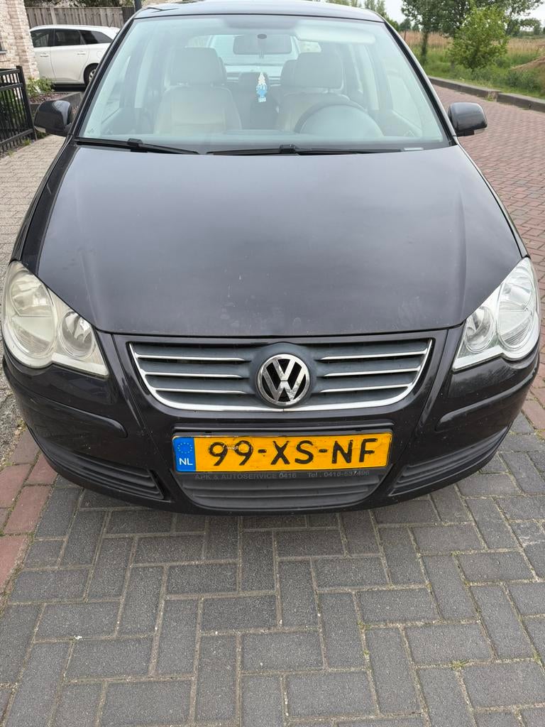 Volkswagen Polo 1.4 TDI 51KW 2007 Zwart, Auto's, Voorwielaandrijving, 580 kg, 1064 kg, Zwart
