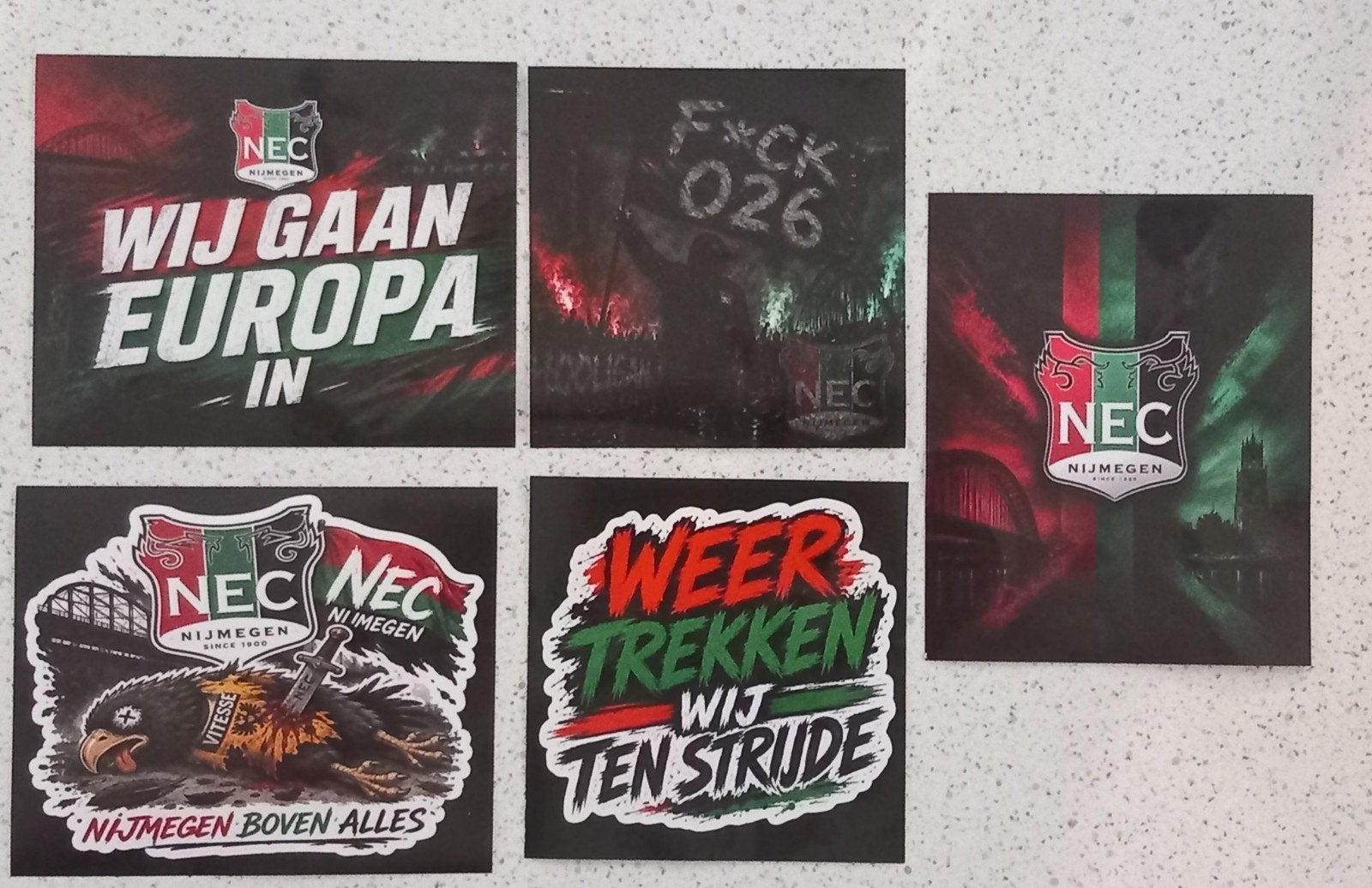 nec nijmegen stickers, Ophalen of Verzenden, Nieuw
