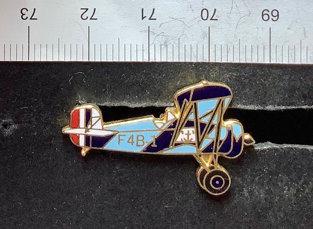 pin, militair, Boeing F4 B-1, luchtmacht, emaille (R3, Ophalen of Verzenden, Nieuw, Overige onderwerpen, Speldje of Pin