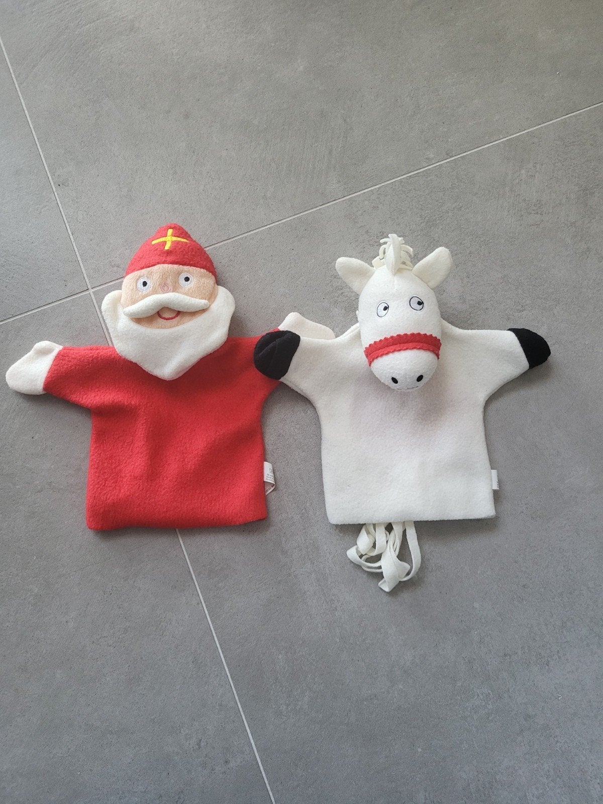 handpoppen Sinterklaas en Ozosnel, Ophalen of Verzenden
