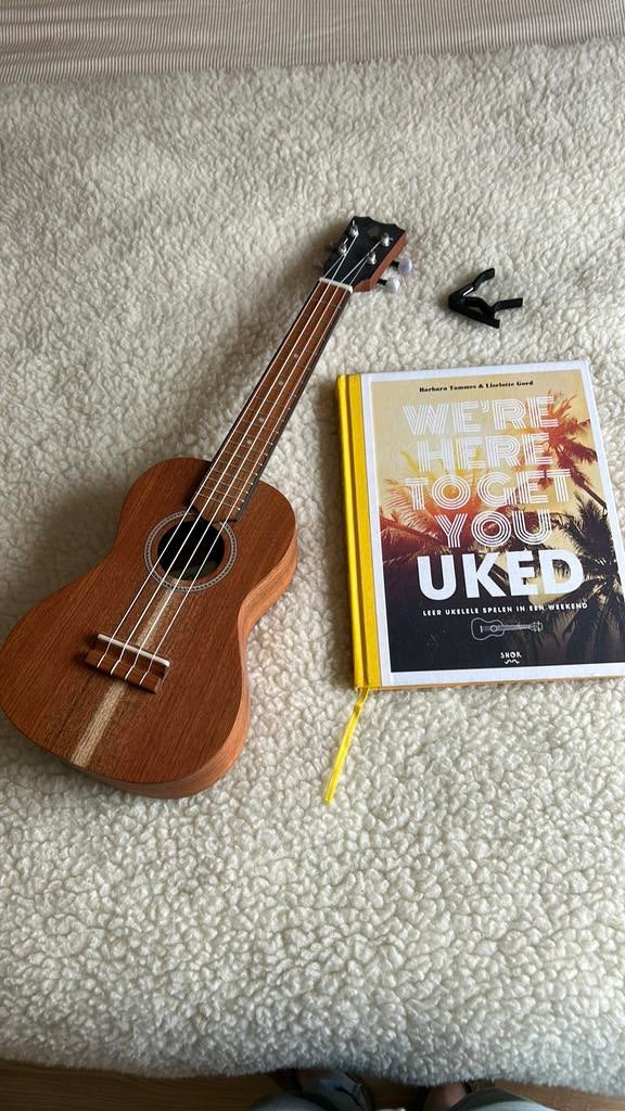 Prachtige ukelele merk Carvalho uit portugal, Ophalen of Verzenden, Zo goed als nieuw, Ukelele