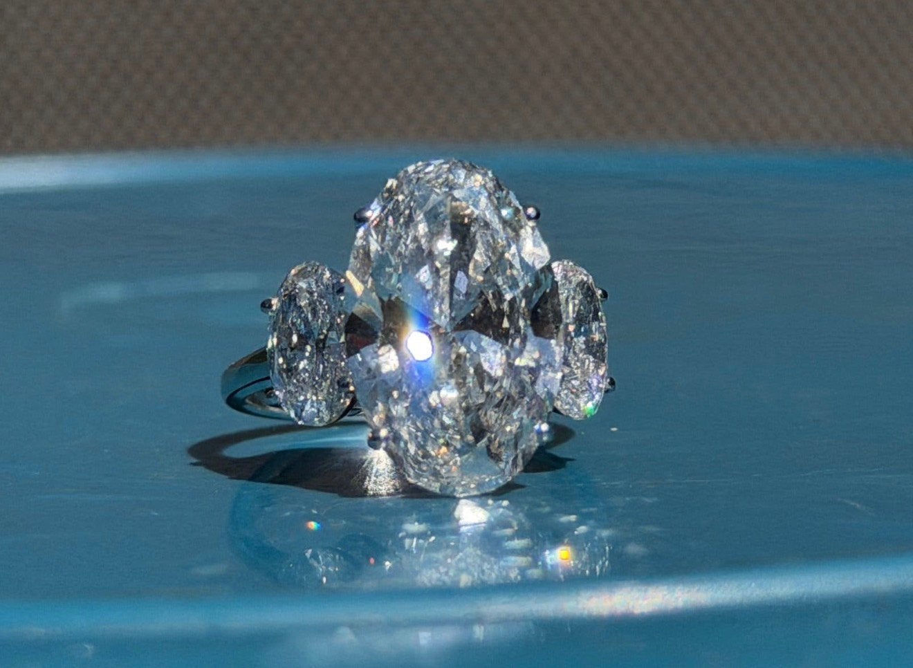 Nieuwe witgouden ring met VS1 diamant van maar liefst 9.05ct, Sieraden, Tassen en Uiterlijk, Nieuw, Ophalen of Verzenden, 17 tot 18