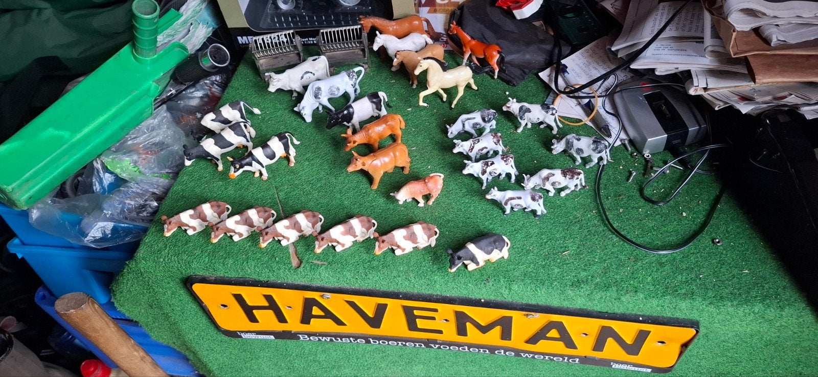21koeien 1stier 5 paarden 2ruif 1 windmolen, Ophalen of Verzenden, Tractor of Landbouw, Overige merken