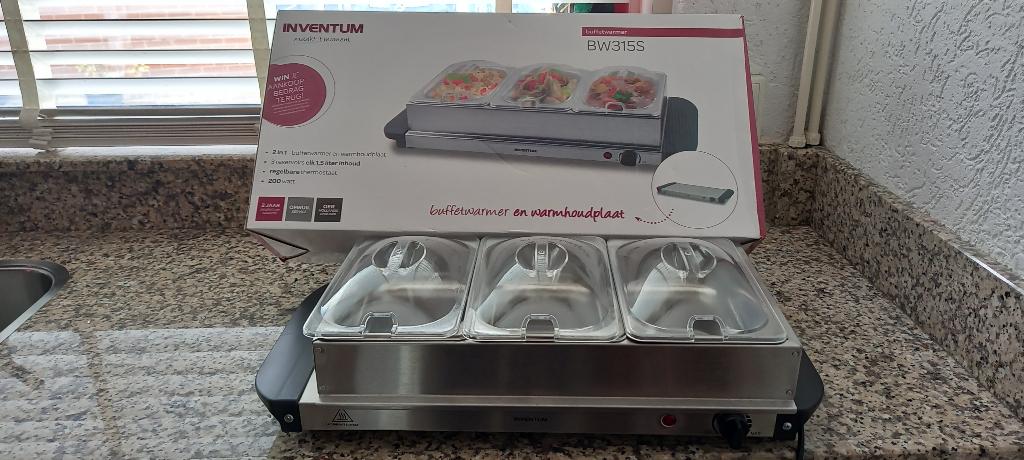 Buffetwarmer Inventum BW315S, Ophalen, Nieuw