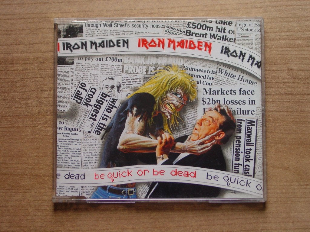 Iron Maiden – Be Quick Or Be Dead, Cd's en Dvd's, Ophalen of Verzenden, Gebruikt, Rock en Metal