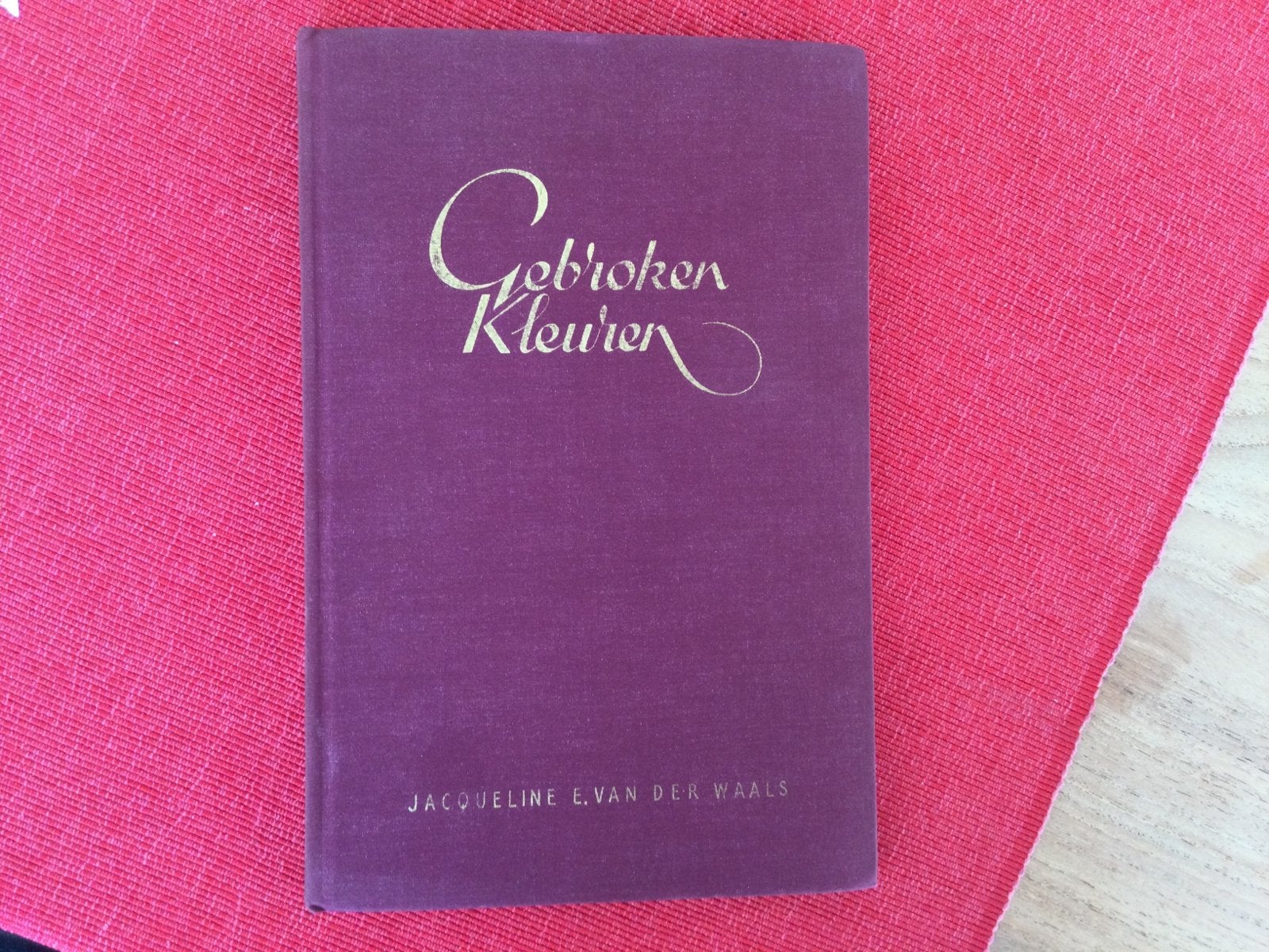Jacqueline E. van der Waals, Gebroken kleuren, Ophalen of Verzenden, Gelezen, Eén auteur