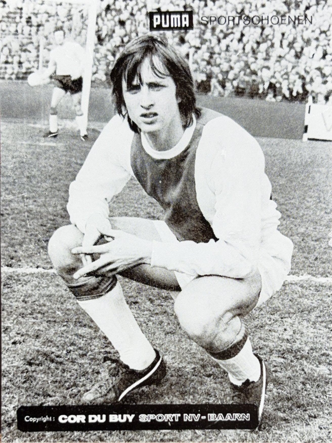 Spelerskaart Johan Cruyff - AFC Ajax Amsterdam - 1972, Verzenden, Zo goed als nieuw, Ajax, Spelerskaart