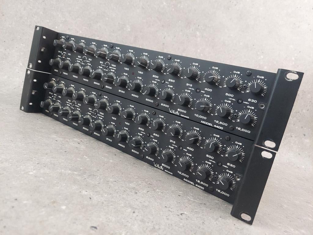 👉Vintage White Instruments Studio Equalizers - Model 4400, Muziek en Instrumenten, Effecten, Ophalen of Verzenden, Gebruikt, Delay of Echo
