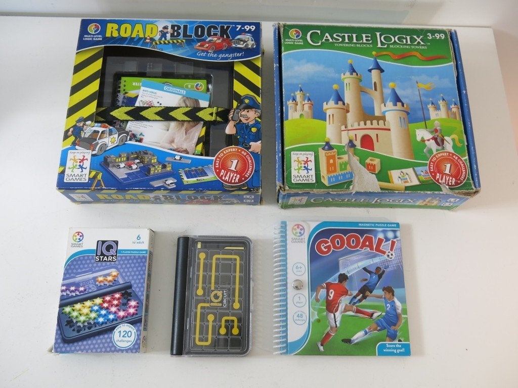 5 smartgames, Kinderen en Baby's, Speelgoed | Educatief en Creatief, Ophalen of Verzenden, Gebruikt