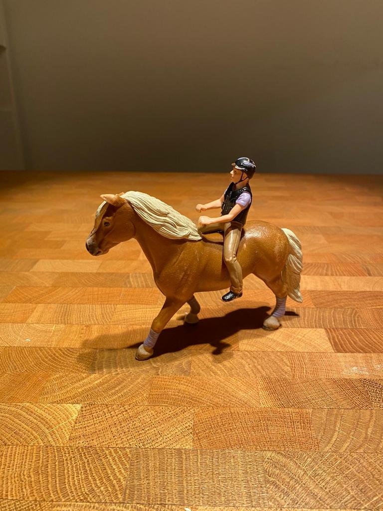 Schleich paard met ruiter - Speelgoed, Ophalen of Verzenden, Gebruikt, Jongen of Meisje