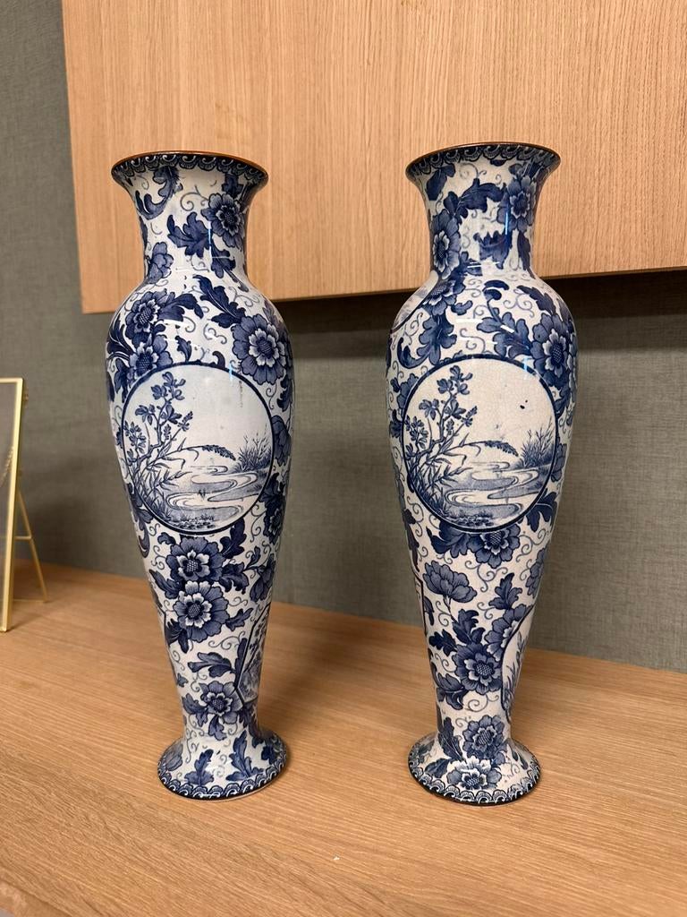 Antieke Royal Bonn vazen (set van 2), Ophalen