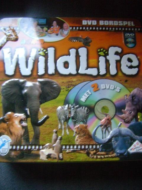 wildlife dvd bordspel met 2 dvd's, Hobby en Vrije tijd, Gezelschapsspellen | Bordspellen, Ophalen of Verzenden, Zo goed als nieuw