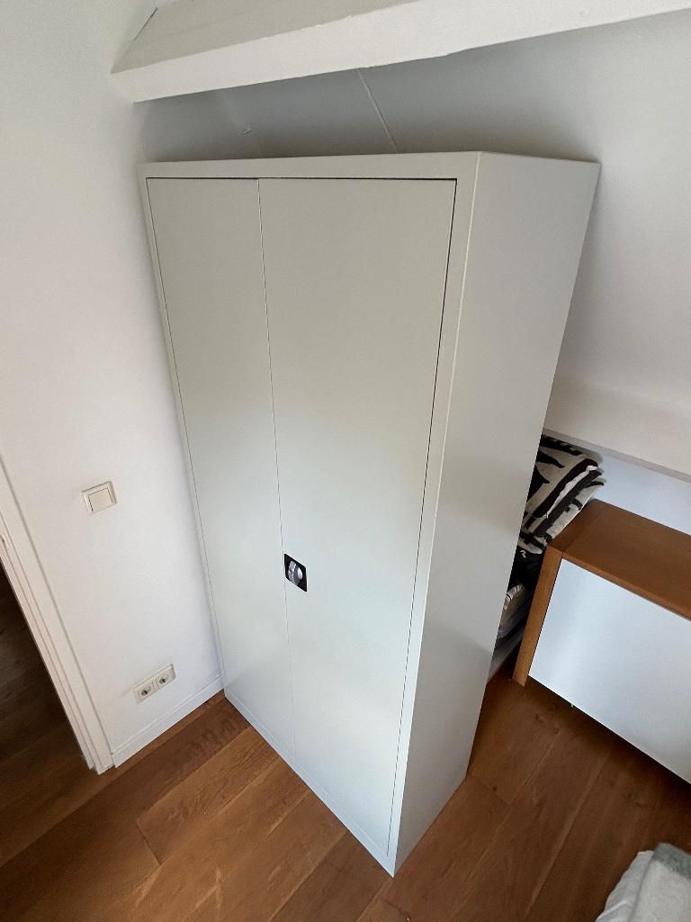 Metalen Archiefkast – Zo Goed Als Nieuw – €80 (Ophalen), Ophalen, Strak modern, 200 cm of meer, 50 tot 100 cm