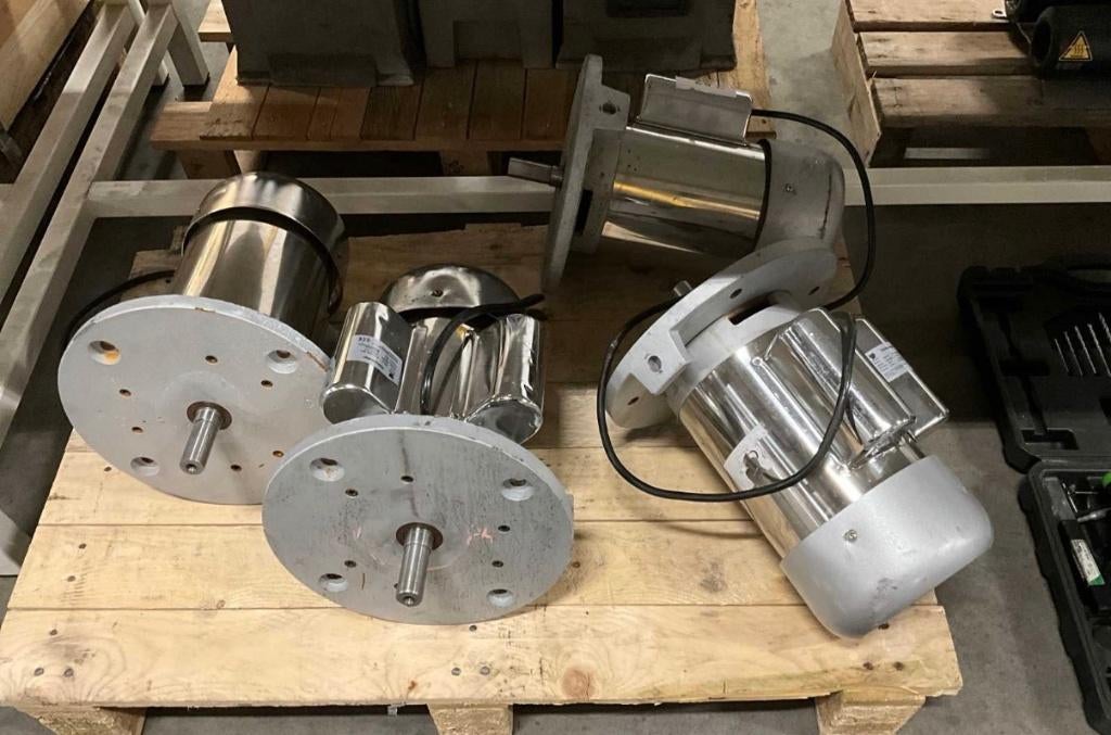 4x Beeketal Food industrie elektromotor 230v, Doe-het-zelf en Verbouw, Motoren, Ophalen, Gebruikt, Elektromotor