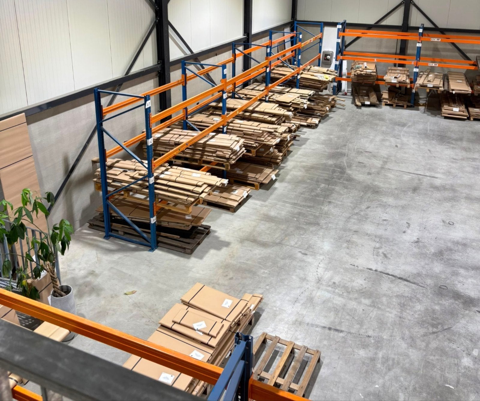 11m Pallet/Grootvakstelling met 5 staanders en 30 liggers, Huis en Inrichting, Kasten | Stellingkasten, Ophalen