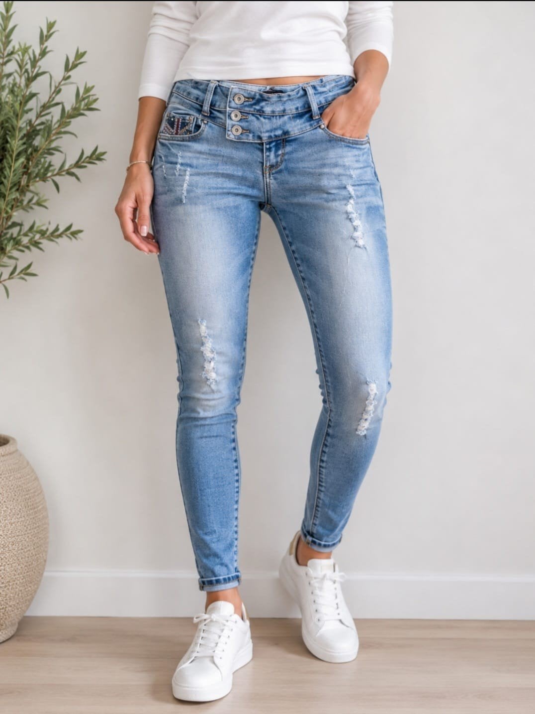 REDIAL Jeans – Maat 38 | Trendy & Comfortabel✨️✨️, Maat 38/40 (M), Blauw, Ophalen of Verzenden, Zo goed als nieuw