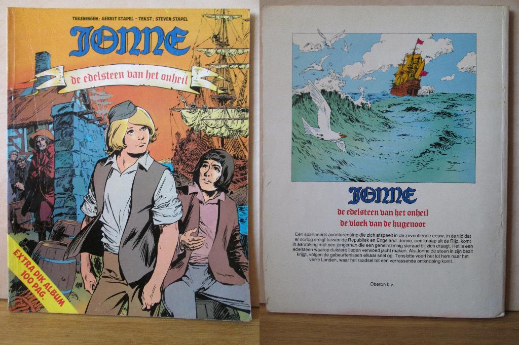Jonne - De edelsteen vh onheil + De vloek vd Hugenoot (SC), Eén stripboek, Ophalen of Verzenden, Gelezen, Gerrit Stapel