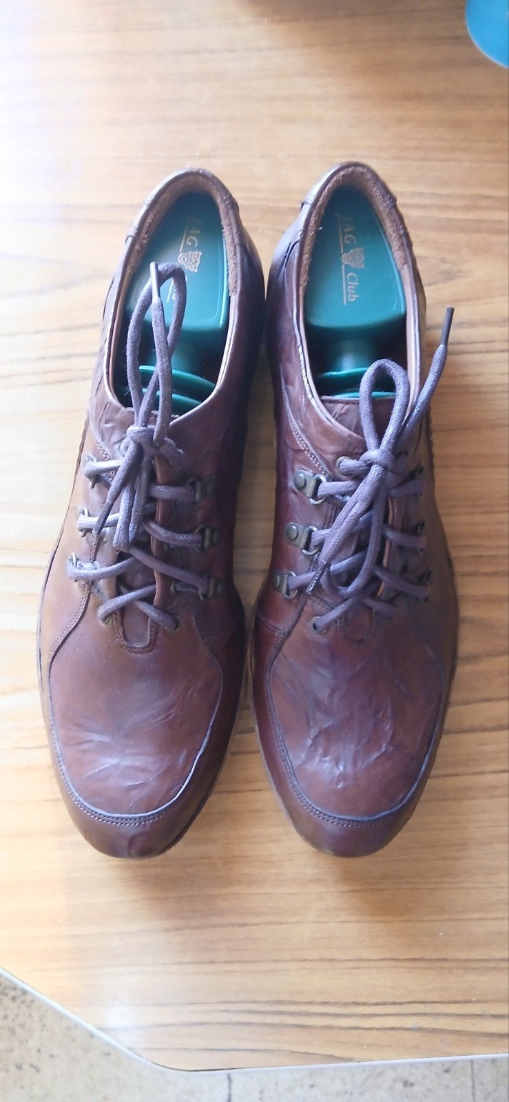 Jaguar bruine veterschoenen - Maat 42, Bruin, Jaguar, Ophalen of Verzenden, Gedragen