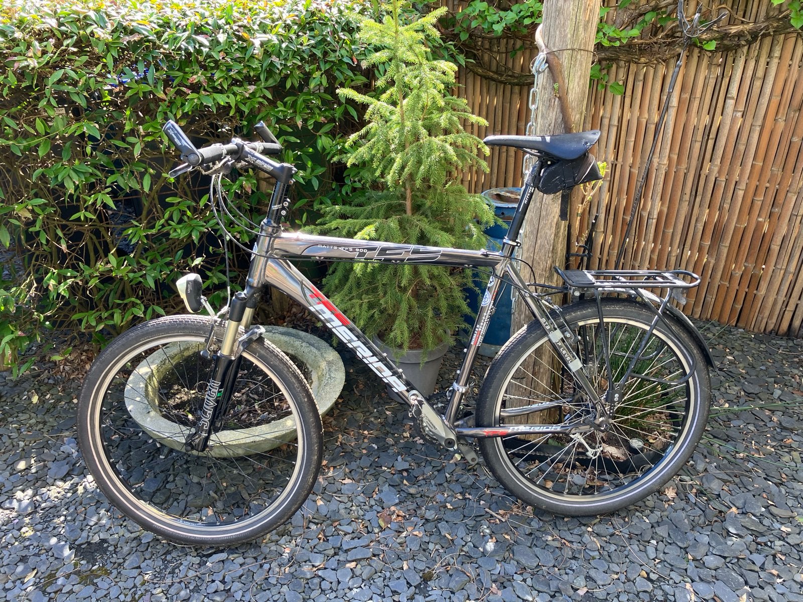 Merida Mountainbike/Trekkingbike 26 inch Shimano XT 27 versn, Gebruikt, Velgrem, Meer dan 20 versnellingen, 53 tot 57 cm