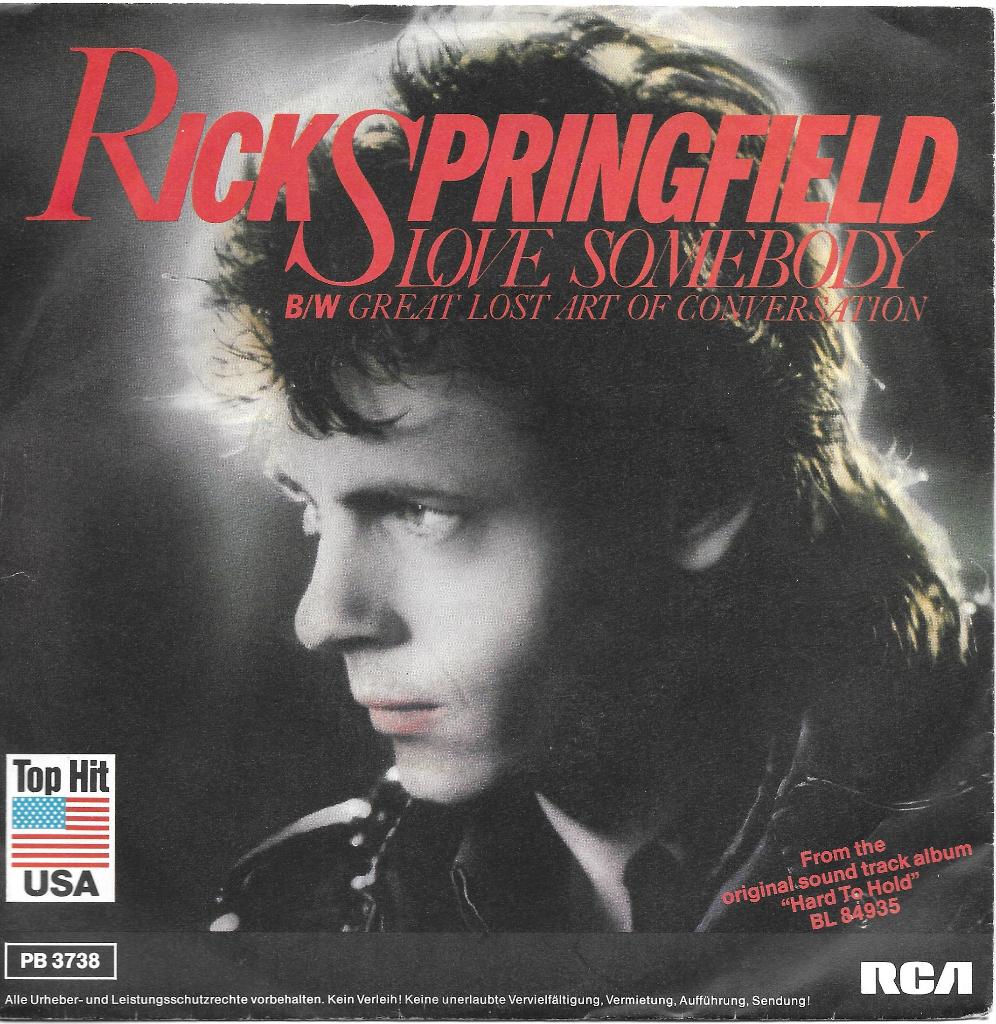 Vinyl Single Rick Springfield, Cd's en Dvd's, Ophalen of Verzenden, Gebruikt, Pop