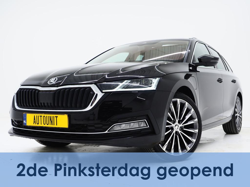 Skoda Octavia Combi 1.4 TSI iV PHEV Style | Panoramadak | Le, Auto's, Skoda, Gebruikt, Zwart, Zwart, Adaptive Cruise Control