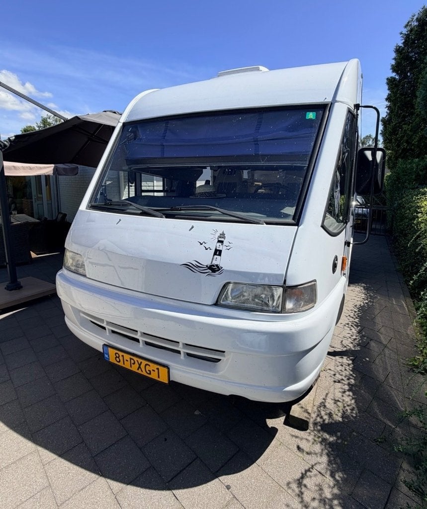 Burstner 531I, Caravans en Kamperen, Campers, Integraal, Reservewiel, Ringverwarming, Fiat