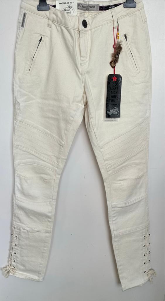 Nieuw broekje met stretch, maat 29 - Dept Denim Department, Ophalen, Nieuw, Maat 34 (XS) of kleiner, Wit