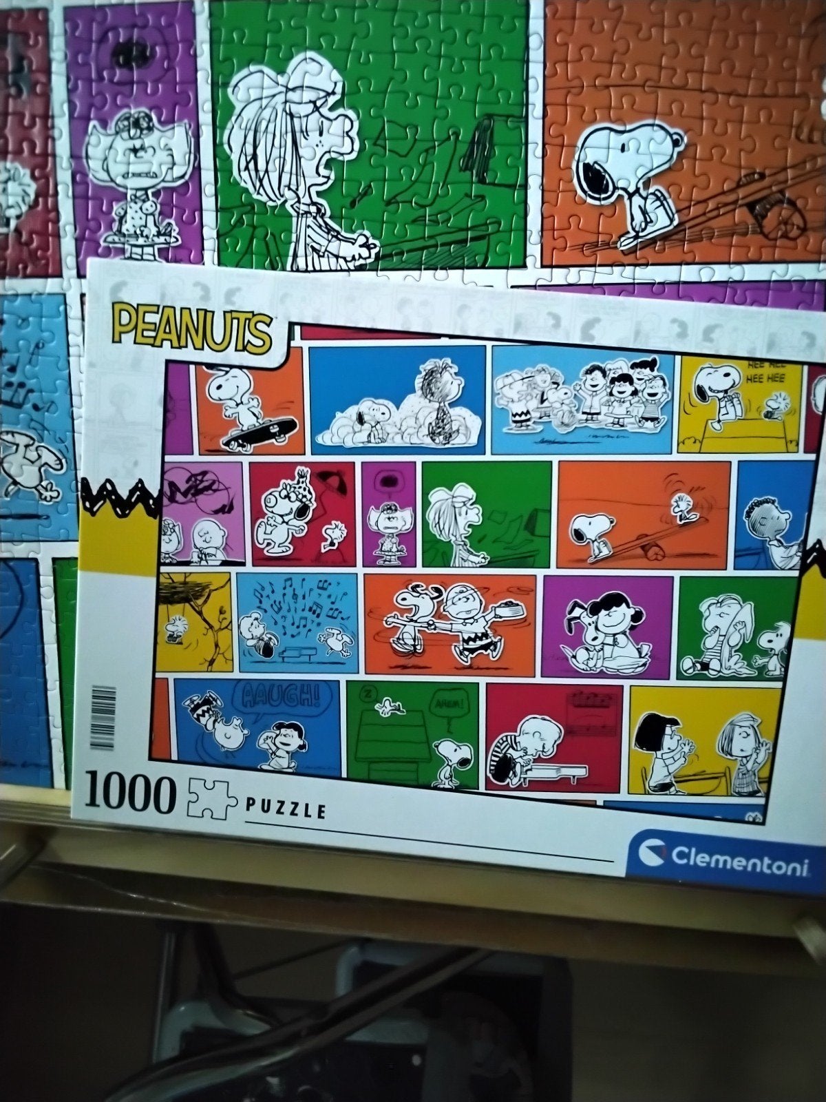 Snoopy puzzel van 1000st zgan, Ophalen of Verzenden, 500 t/m 1500 stukjes, Zo goed als nieuw